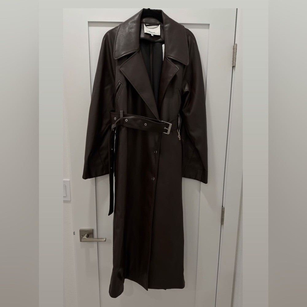 Brand new Phillip Lim Vegan Leather Coat